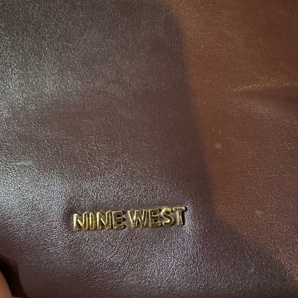 Nine West Purple and Black Snakeskin Tote Bag - Picture 4 of 11